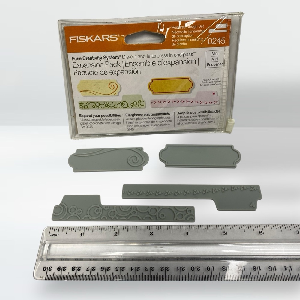 7 Fiskars Fuse Creativity System Expansion Packs : Missing Original Parts READ - Picture 3 of 11